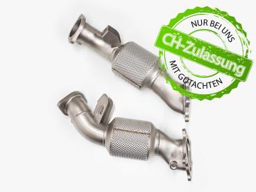 Downpipe mit 200 Zellen Kat.